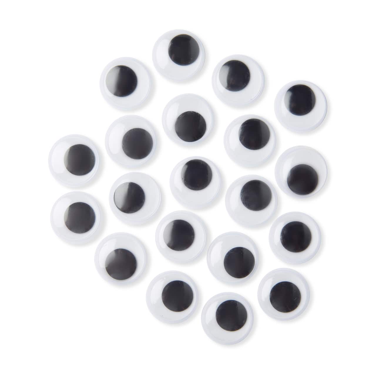 12 Packs: 56 ct. (672 total) 20mm Flat Back Wiggle Eyes Value Pack by Creatology&#x2122;